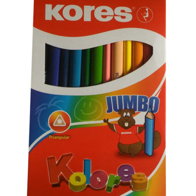 Papelería Modelo - Caja de Colores Kores x 12 - Domicilios Pereira